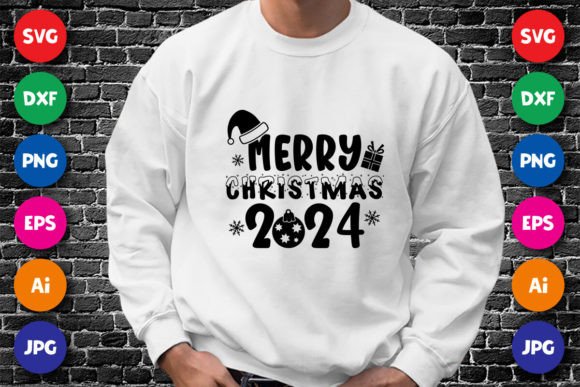 Download Merry Christmas 2024 Santa Shirt Design - Premium Bundle