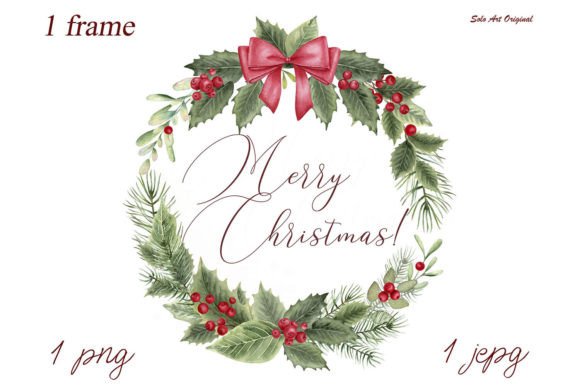 Download Christmas Wreath,frame,holly Berries - Berries Collection