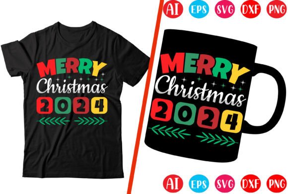 Download Merry Christmas 2024 T-shirt Design - Premium Resources