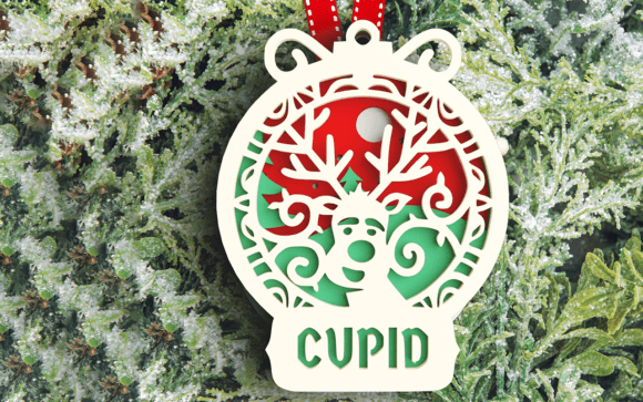 Download 3D Christmas Ornament SVG DXF Bundle - 3d christmas ornament Collection