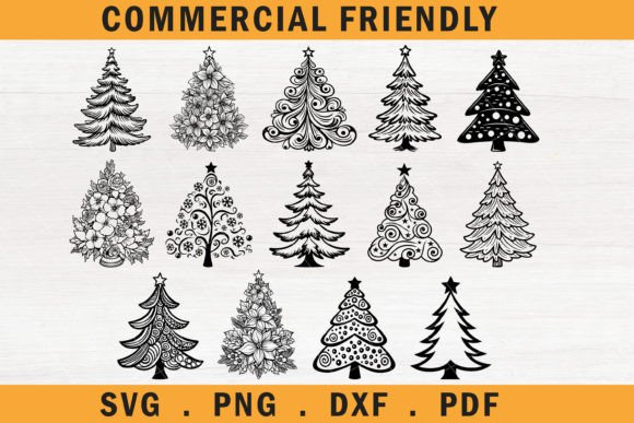 Download Christmas Trees SVG,floral Christmas SVG - Christmas trees svg Collection
