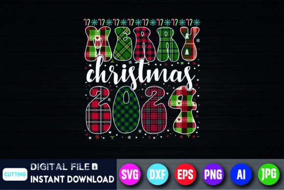 Download Merry Christmas 2024 Buffalo Plaid Red - Premium Resources
